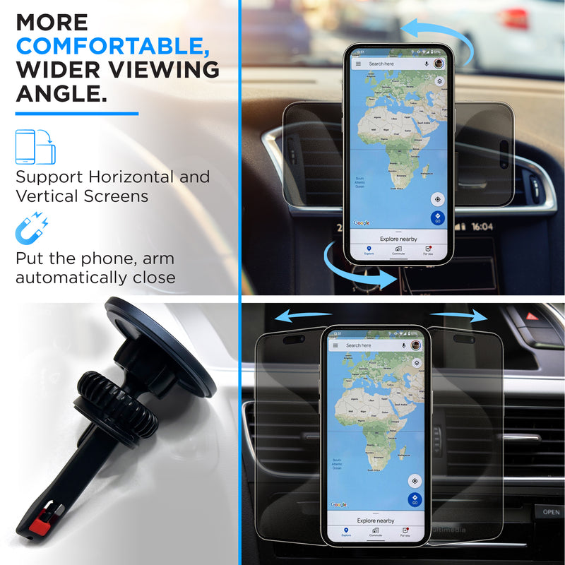 Hook Mounting - Car Phone Holder MagSafe Car Mount